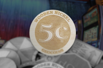 Slot de madeira original Nickle