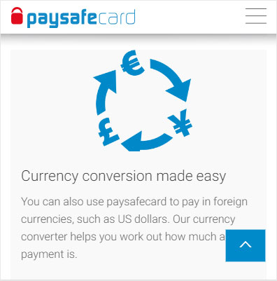 serviços paysafecard