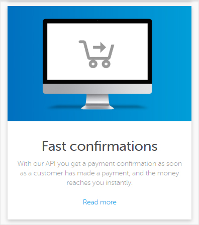 Principais recursos do Swish