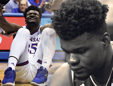 Udoka lesionou o tornozelo