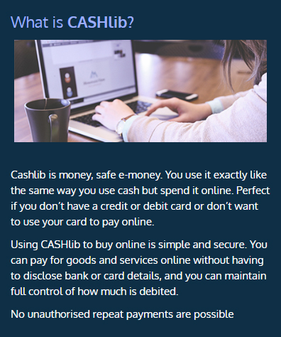Sobre o CASHlib