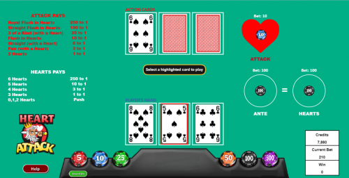 Exemplo 1 de ataque cardíaco